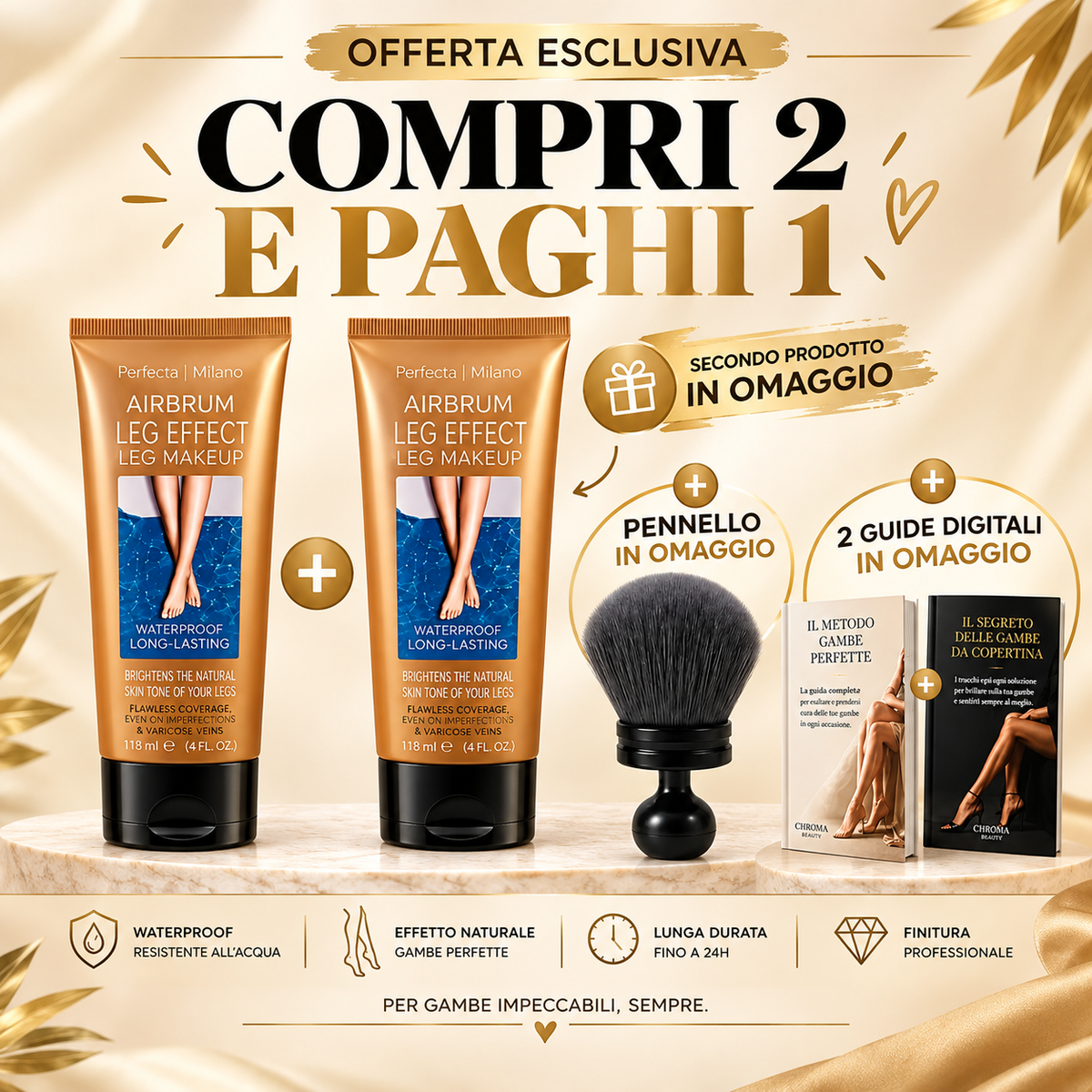 Cromia Milano™-Fondotinta Waterproof per  tutto il Corpo